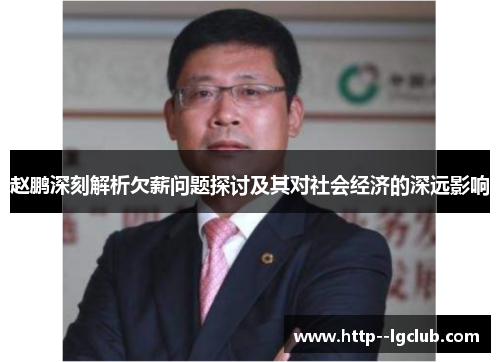 赵鹏深刻解析欠薪问题探讨及其对社会经济的深远影响